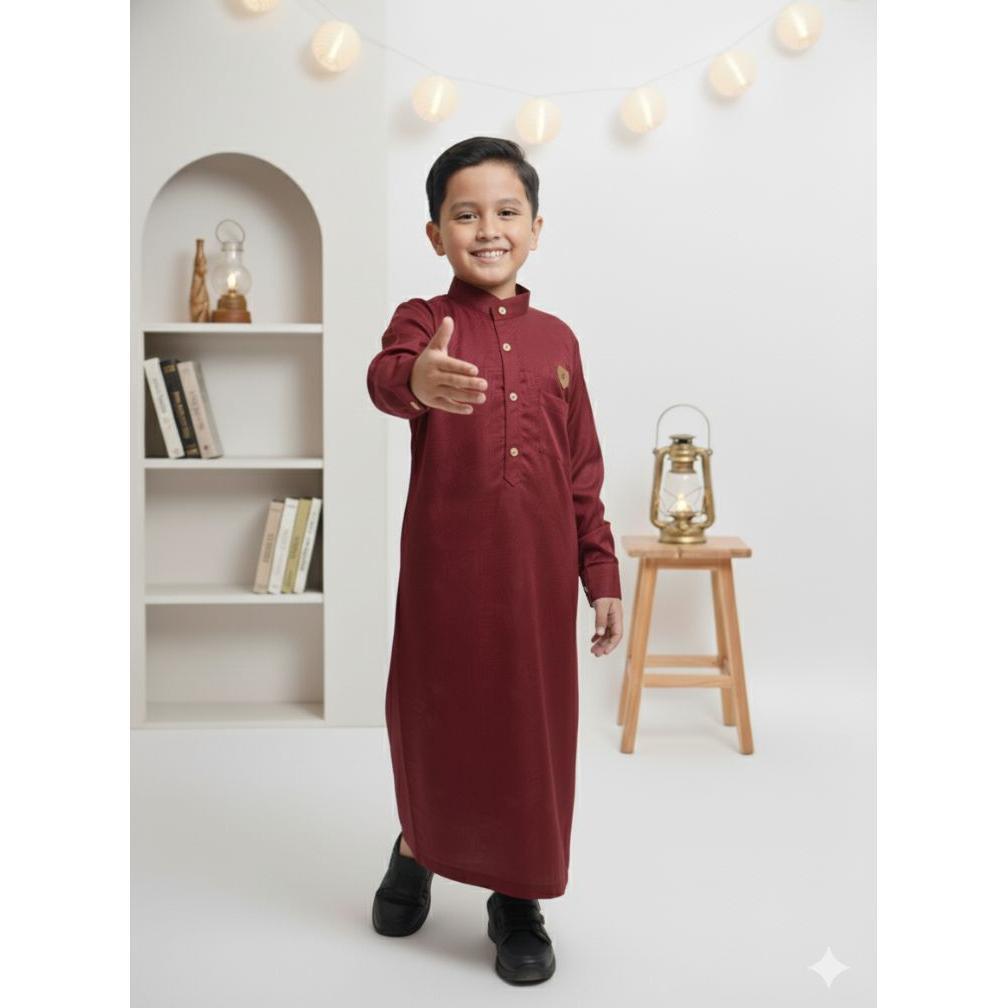 Cuci Gudang Jubah Embos Sultan Anak Laki Laki Gamis Anak