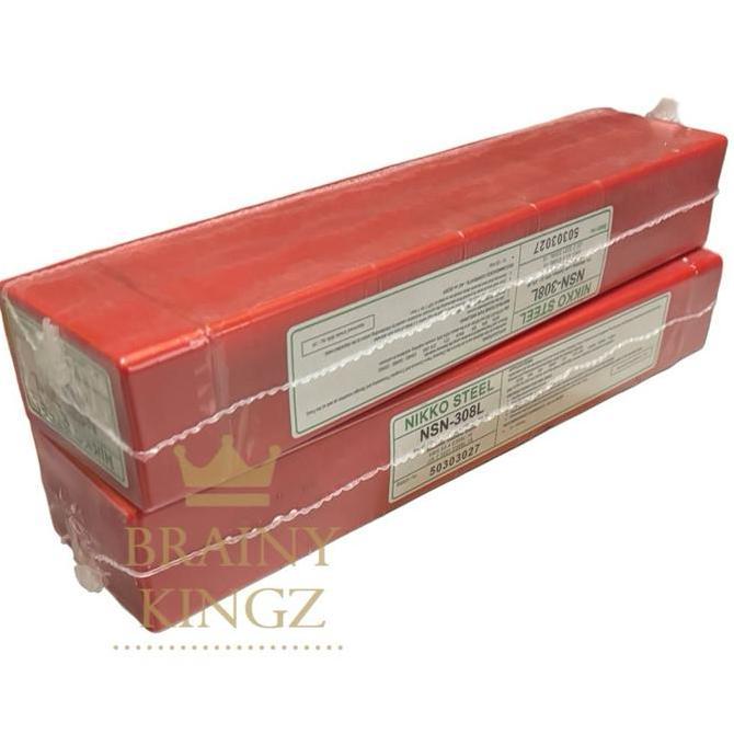 Sale Nikko Steel Kawat Las Stainless Nsn308L Aws E-308L 2.6Mm 1 Kg Original Best Seller Untuk Indust