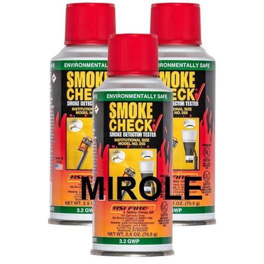 NEW SMOKE CHECK / SMOKE DETECTOR TESTER / SMOKE TESTER HSI ORI