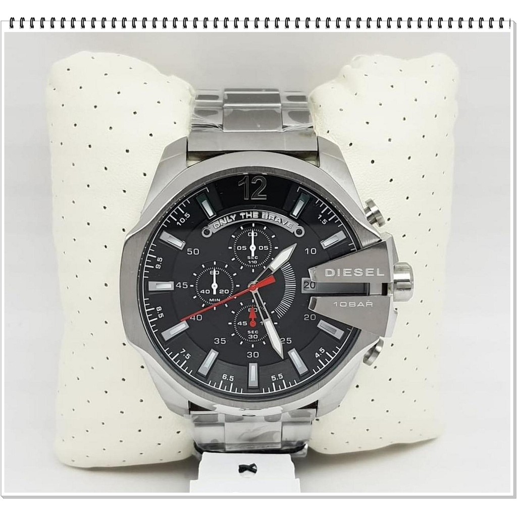 DIesel Men's Mega chief Black Dial Watch DZ4308