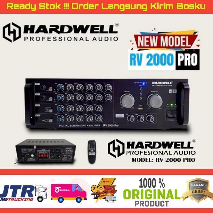 AMPLIFIER HARDWELL RV 2000 PRO ORIGINAL PROFESSIONAL AUDIO HARDWELL