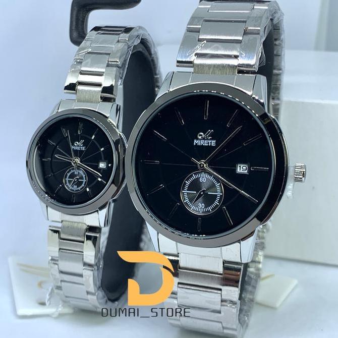 STYLE FASHION JAM TANGAN COUPLE MIRETE ORIGINAL WATERPROOF FREE BOX STYLE FASHION