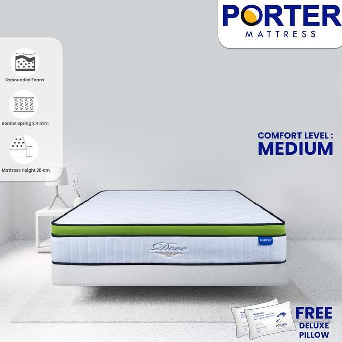 Kasur Springbed Plushtop PORTER Dove