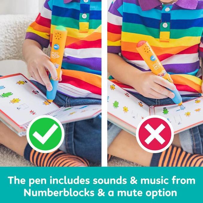 Educational Insights Hot Dots Numberblocks Activity Book & Interactive Pen, Interactive Learning Boo