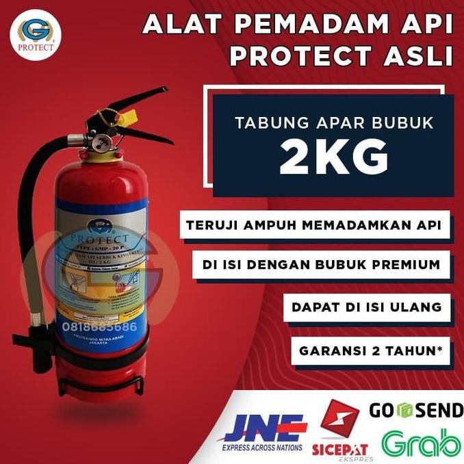 NEW APAR 2 KG PROTECT POWDER / TABUNG PEMADAM API / APAR 2KG ORI