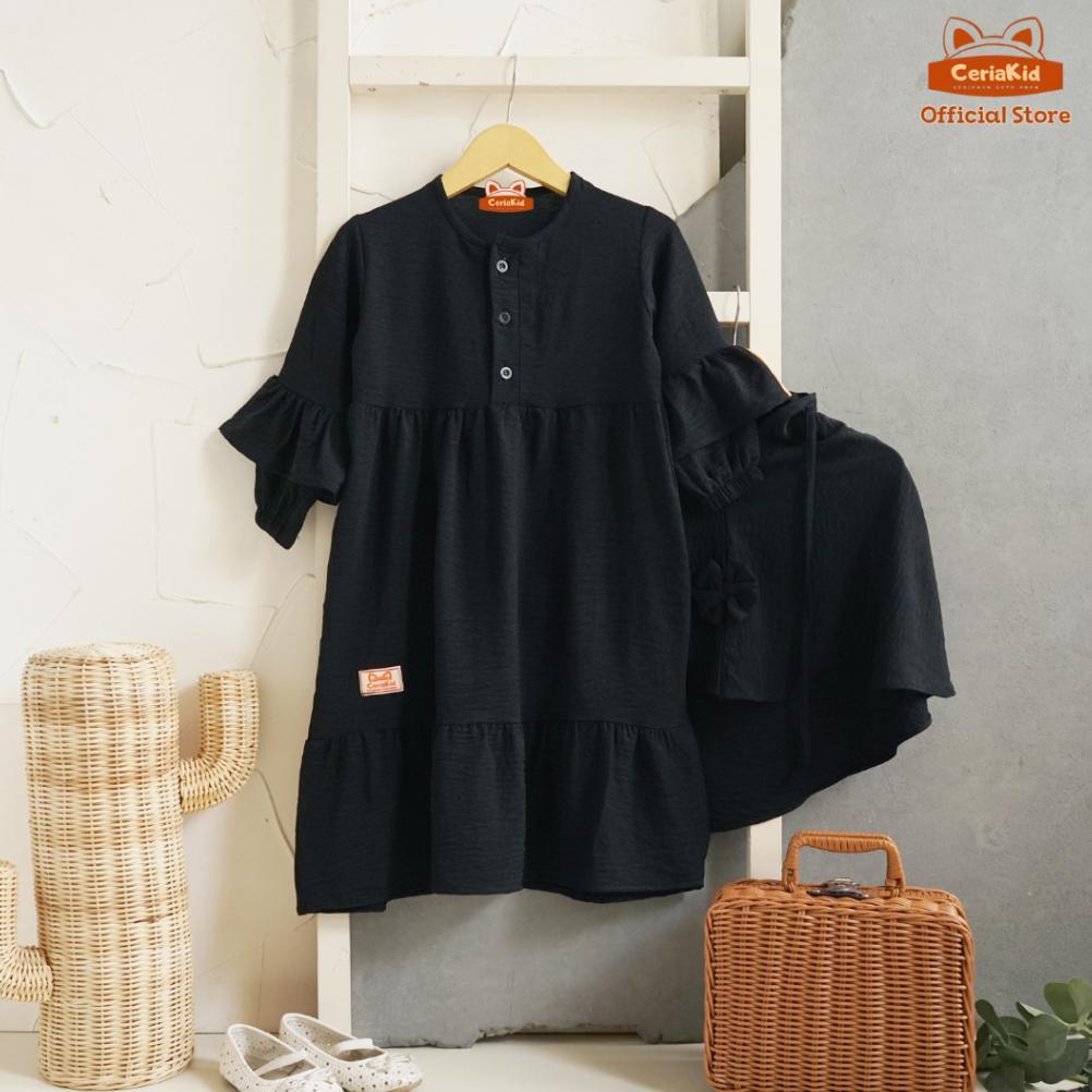 OFFICIAL [CERIAKID] GAMIS ANAK PEREMPUAN SET HIJAB ALUNA 1-8 TAHUN