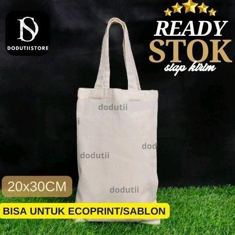 STYLE FASHION Tas Kain Blacu/ Totebag Jinjing Satuan Polos Bahan Blacu Tie Dye Ecoprint Termurah Tas