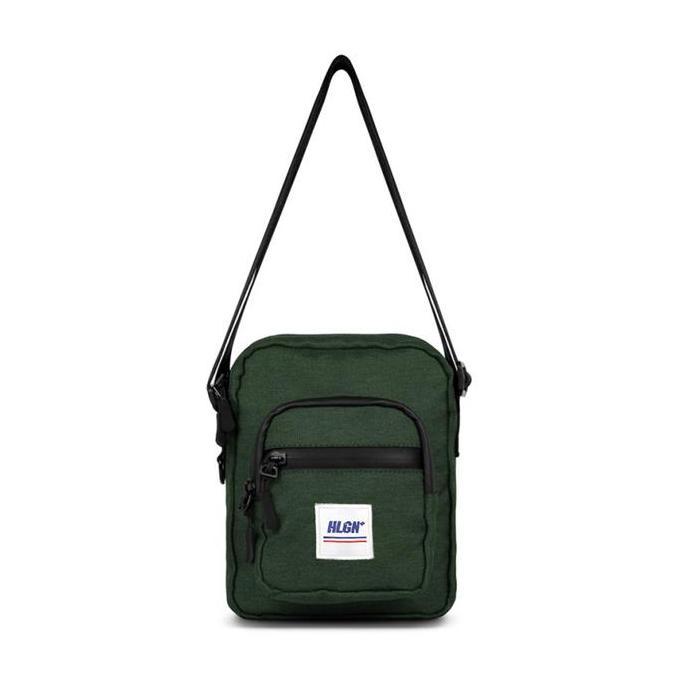 TAMPIL MODIS  HOOLIGANS Sling Bag Basten Olive Tas Selempang Slingbag Pria TAMPIL MODIS 