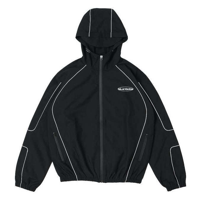 TERMURAH - Bitsnbobs Gorpcore Jacket Reflective Davis Black
