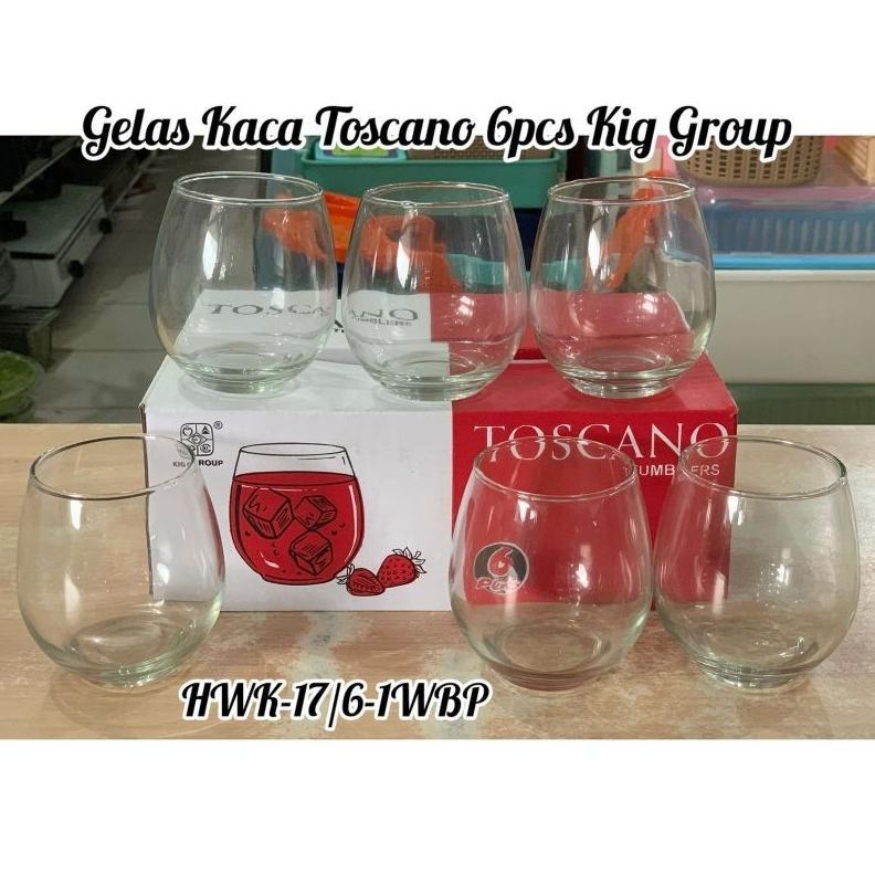 Kig Group - Gelas Kaca Toscano 6Pcs