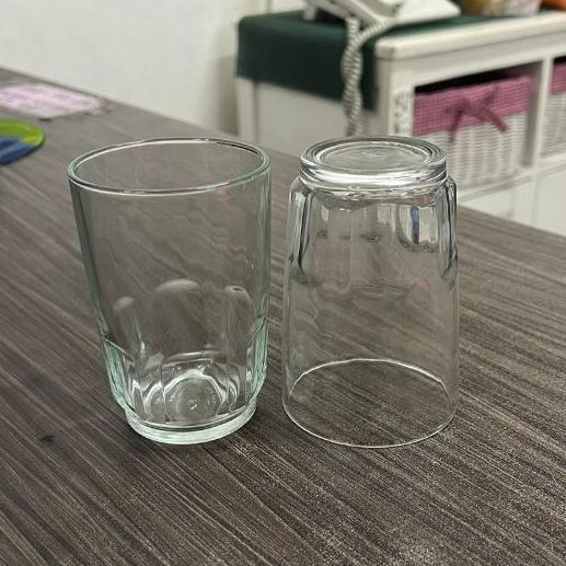 (12Pcs) Gelas Kopi / Gelas Teh / Gelas K09 / Gelas Jamu Selusin Gelas Beling Jadul Gelas Angkringan