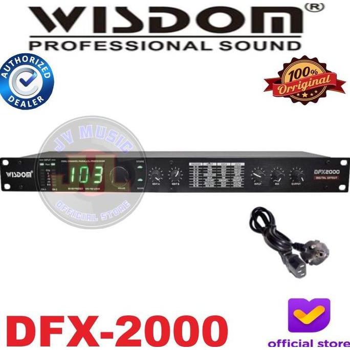 Promo Wisdom Dfx2000 Digital Efek Vokal Wisdom Dfx-2000 Original
