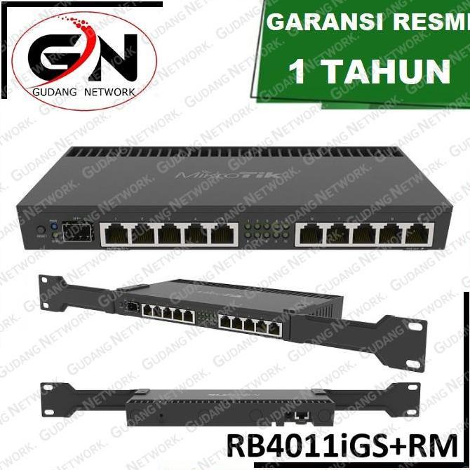 Mikrotik Router indoor RB4011iGS+RM / RB4011 / mikrotik rb4011