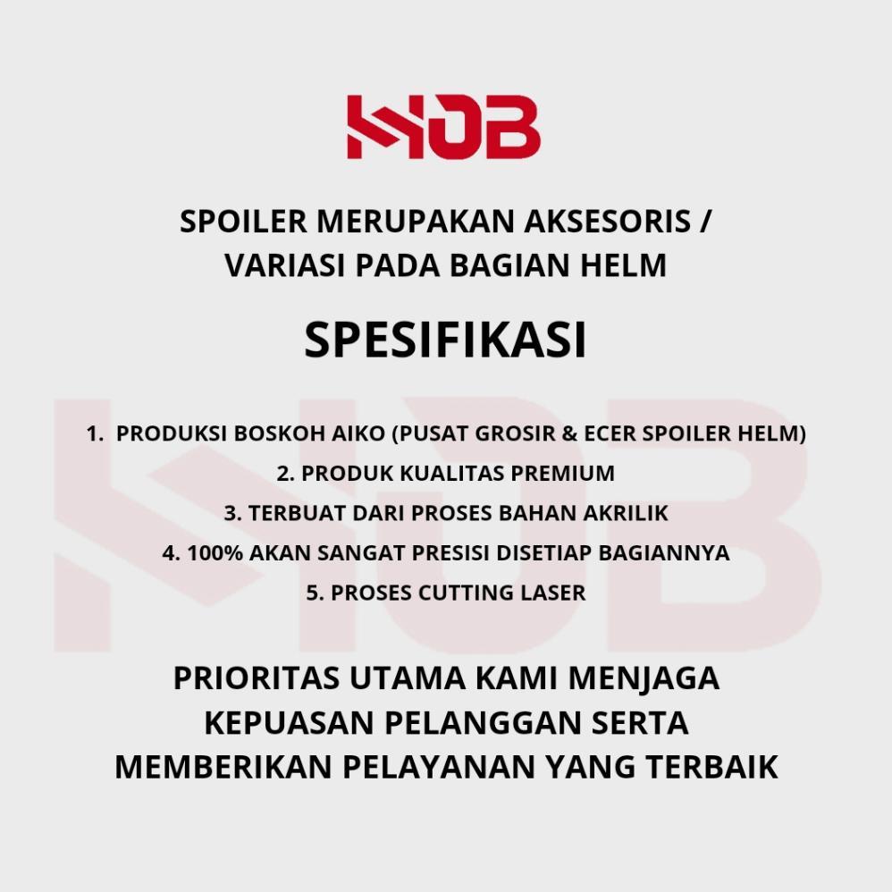 hot product spoiler helm kyt 2vision variasi helm spoiler helm kyt 2vision aksesoris helm spoiler he