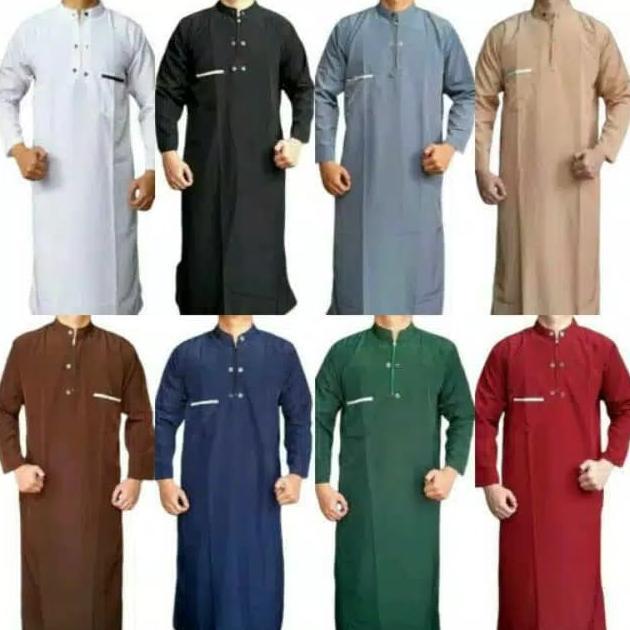 ORIGINAL Gamis Pria Formal S-XXL Bahan Tebal Ringan