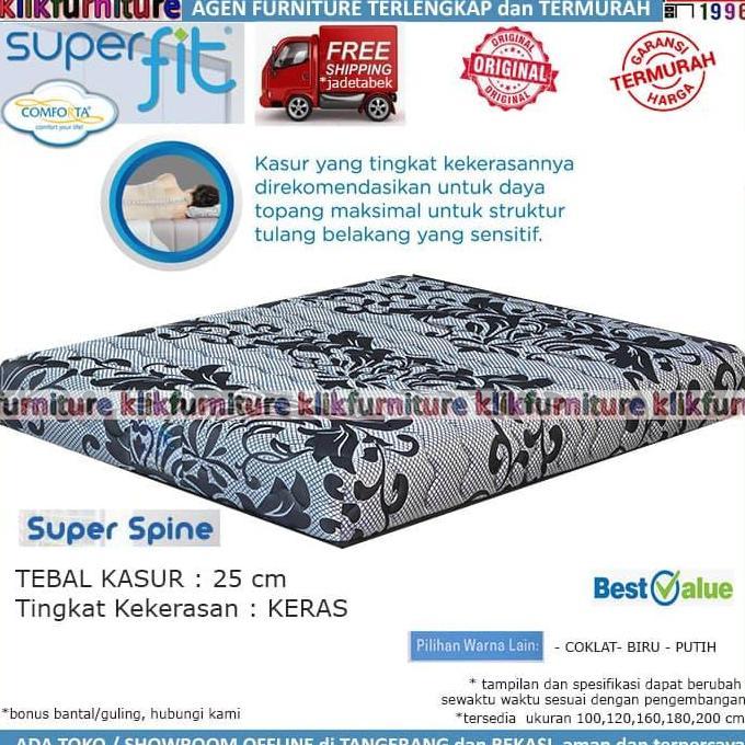 SUPER SPINE Superfit (kasur 100x200) Comforta Springbed