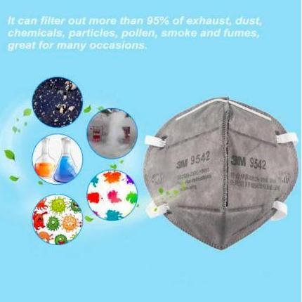 Sale 3M Particulate Respirator 9542 Kn95/P2 With Nuisance Organic Vapor