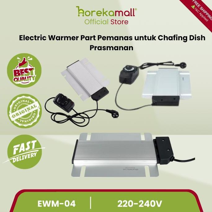 Elektir Warmer Chafing Dish Segi Empat Mutu CHF-926/W & CHF-627/W Kompatibel Seri CHF-6 dan 9
