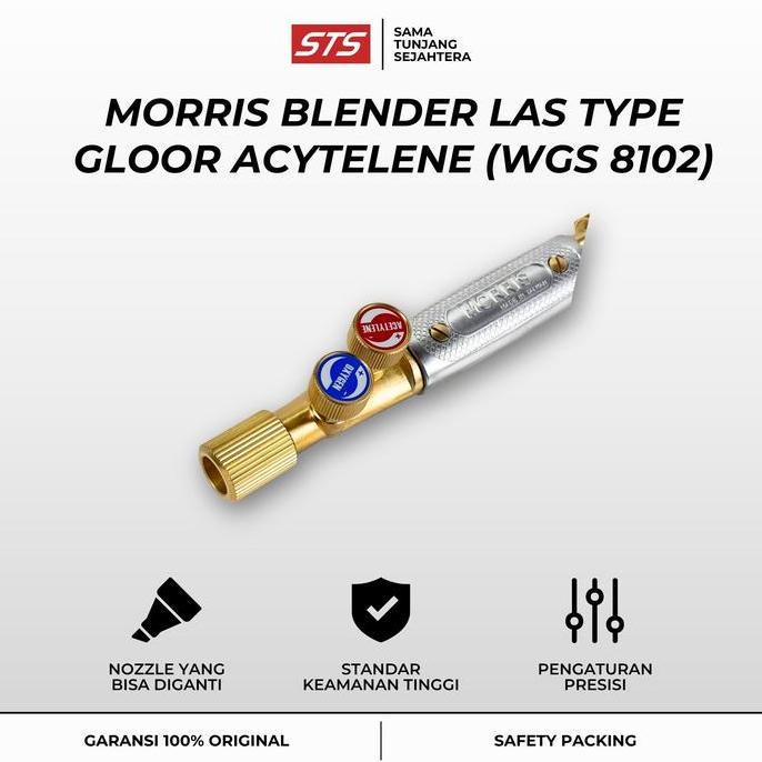Grosir Blender Las Type Gloor Acetylene Oxygen (Wgs 8102) - Welding Torch Set - Alat Las Karbit Poto
