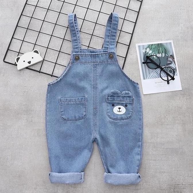 OVERALL JEANS ANAK/OVERAL ANAK 1-4 TAHUN/BAJU KODOK ANAK Perempuan Dan Laki-Laki Bayi