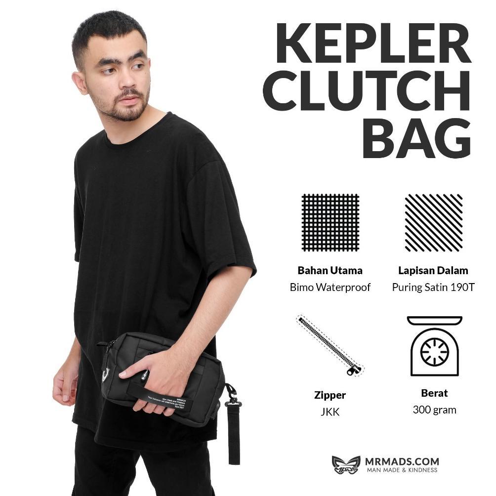 Hot Deals Mr Mads - Tas Selempang Pria "Kepler" Clutch Bag - Sling Bag Waterproof