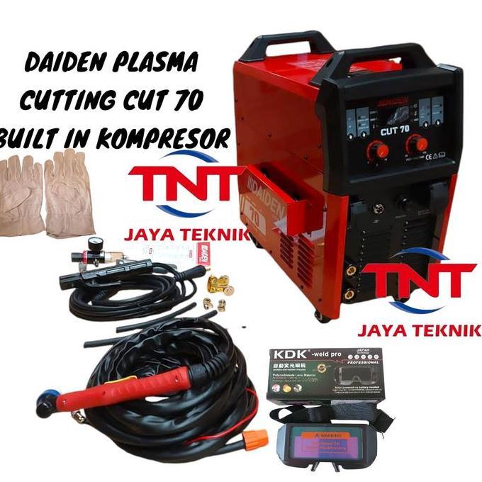 Murah Mesin Las Plasma Cutting Daiden Cut 70 Built In Kompresor / Mesin Las Potong Plasma Daiden Cut