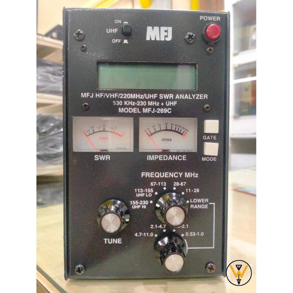 Mfj 269C Swr Analyzer : 0.5-230Mhz/415-470Mhz:N-F Original Dan Terpercaya