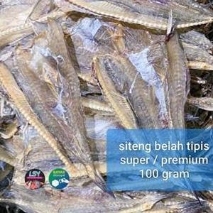 Asciutto- Ikan Asin Siteng Belah Tar / Jambrong Tipis 100Gram