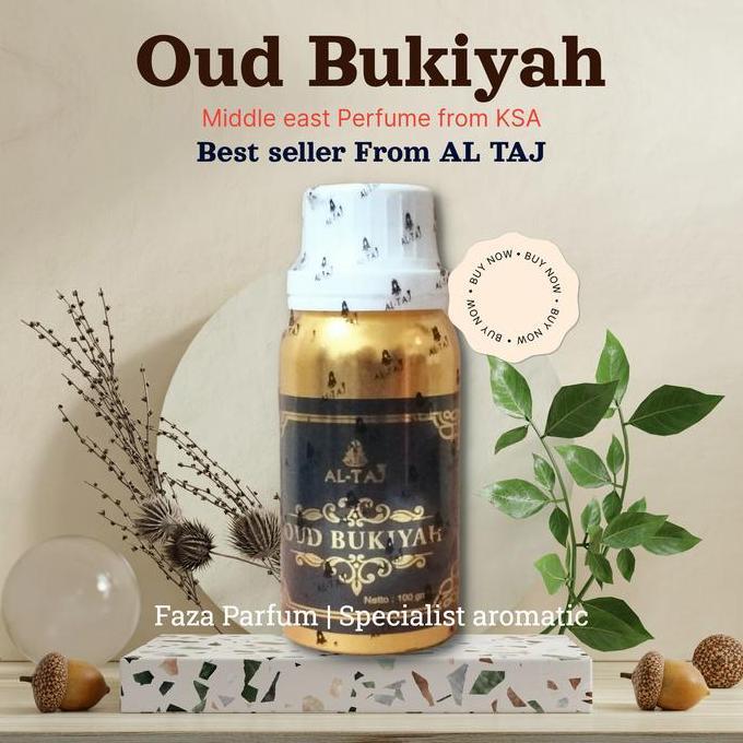 Terbaikprod- Bibit Parfum Oud Boukiyah By Al-Taj Segel 100 Ml