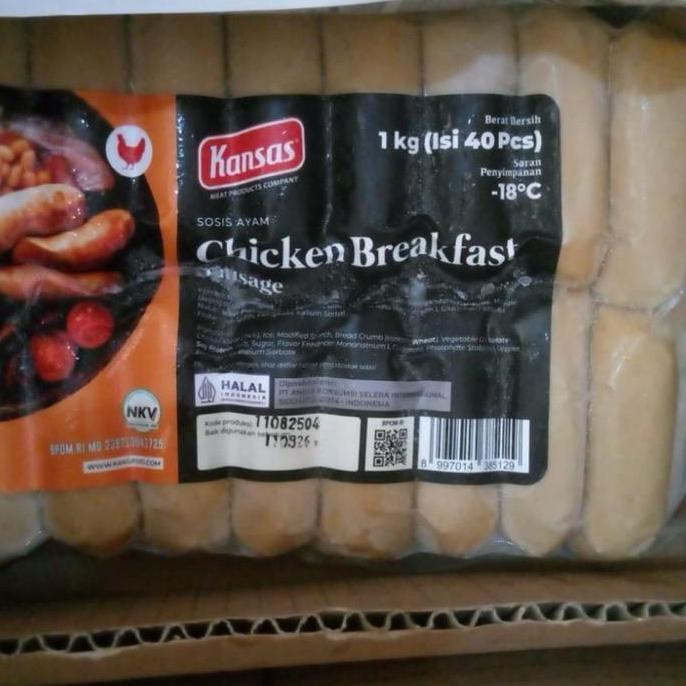 Carne- Kansas Smoked Chicken Sausage Sosis Ayam Asap 1Kg