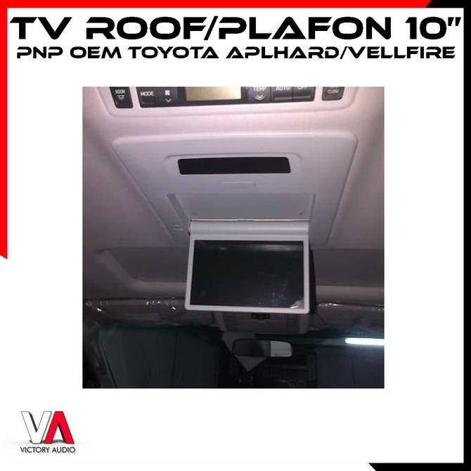 Promo Tv Roof Plafon Pnp Oem Mobil Toyota Alphard Vellfire Enigma Eg1078 10" Cod