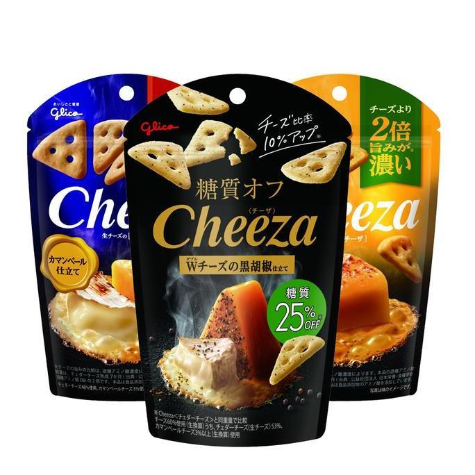 Siapsajikan- Glico Cheeza Camembert Cheese Cheddar Cheese Crackers Snack