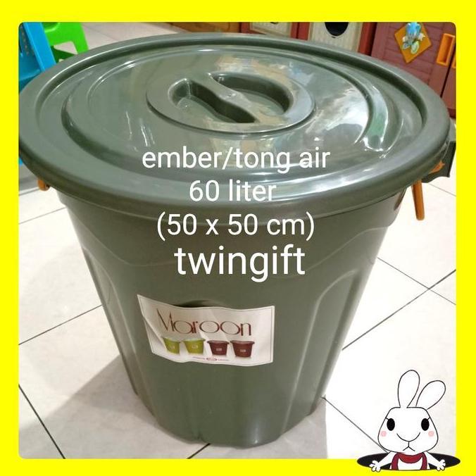 ember air besar, tong air besar, 60 liter, serbaguna