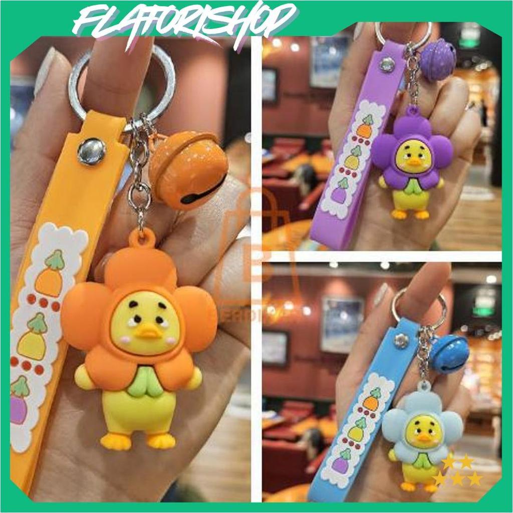 BD Gantungan Kunci Premum Upset Duck Silikon Tebal / Ganci Upset Duck / Gantungan Kunci Boneka Upset