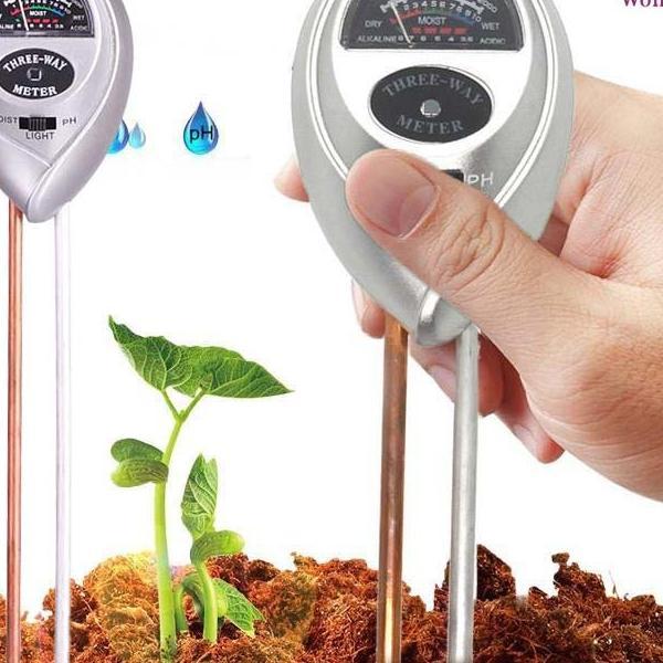 3In1 Alat Pengukur Ph Tanah Soiltoscop Alat Cek Ph Tanah Ph Tester Tanah Light Meter Soil Analyzer A