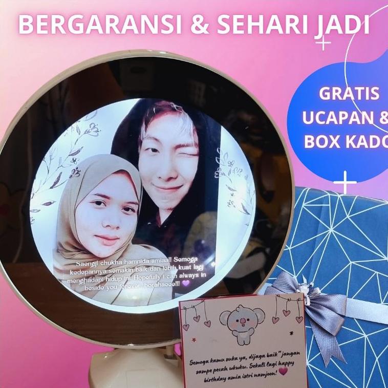 Cermin Custom Magic Mirror Cermin Foto Led / Cermin Ajaib