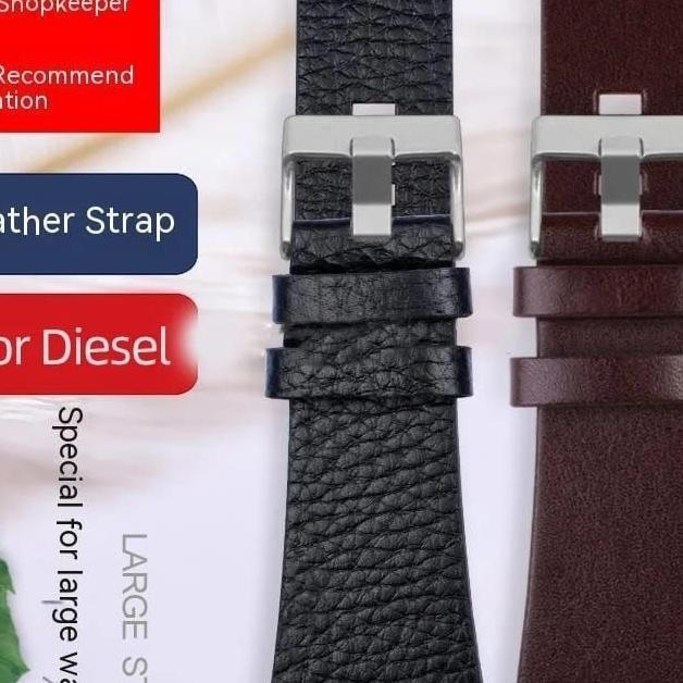 Tali Kulit Jam Tangan Diesel Strap Jam Diezel Tali Kulit Ukuran 28Mm 30Mm 32Mm