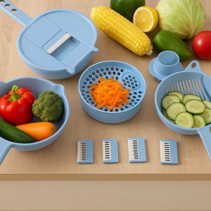 Pemotong Sayur Parutan Sayur Kentang Serbaguna Mandoline Slicer Nicer Dicer