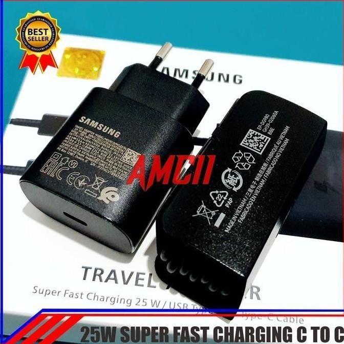 Charger Samsung Galaxy M23 5G M62 ORIGINAL 100% Super Fast 25 Watt