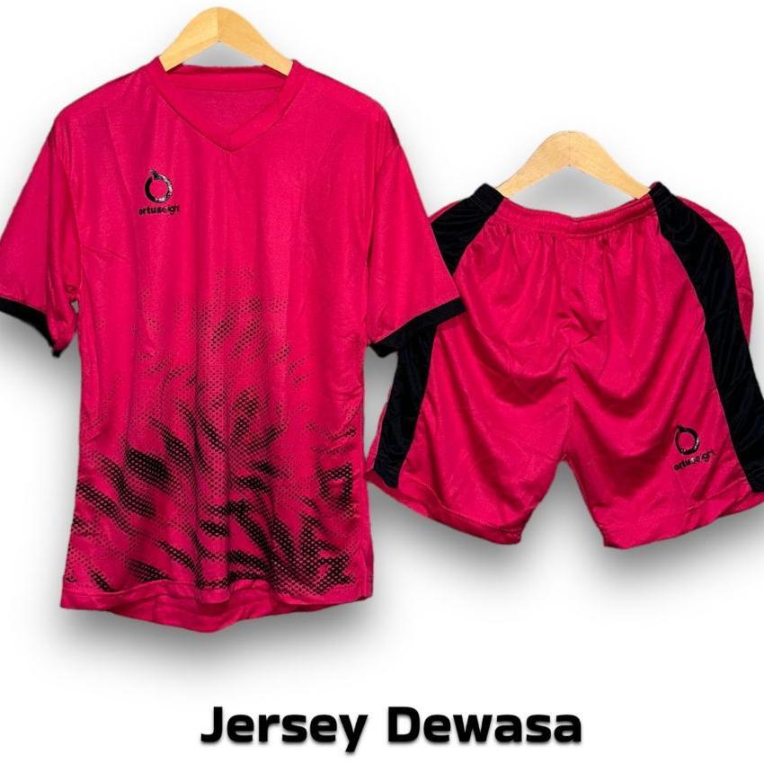 Stelan Jersey Bola Futsal Dewasa Baju Dan Celana Untuk Pria Wanita Warna Pink Model Terbaru