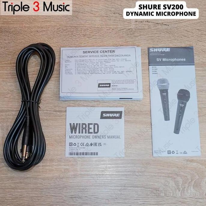 Sale Shure Sv 200 Sv200 Mic Dynamic Xlr Original Shure
