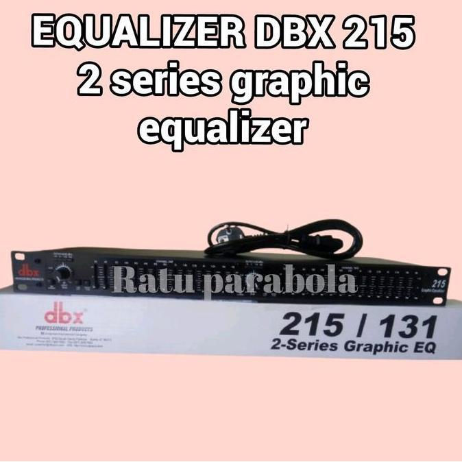Sale Equalizer Model Dbx 215 Original Equaliser Dbx 2X15 Channel Dual Series Equalizer