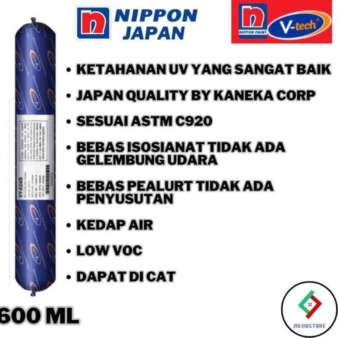 Promo Sealant Sosis Vtech Nippon Sealant Ms Construction Vt-624 Sealant Acp Lem Marmer 600Ml Cod