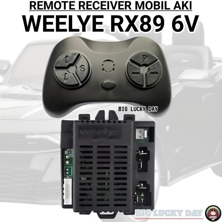 RECEIVER REMOT WEELYE RX89 6V 7PIN MOBIL AKI MODUL IC RESEIVER RECIVER RX 89 PENGGANTI RX60 6VOLT 7 