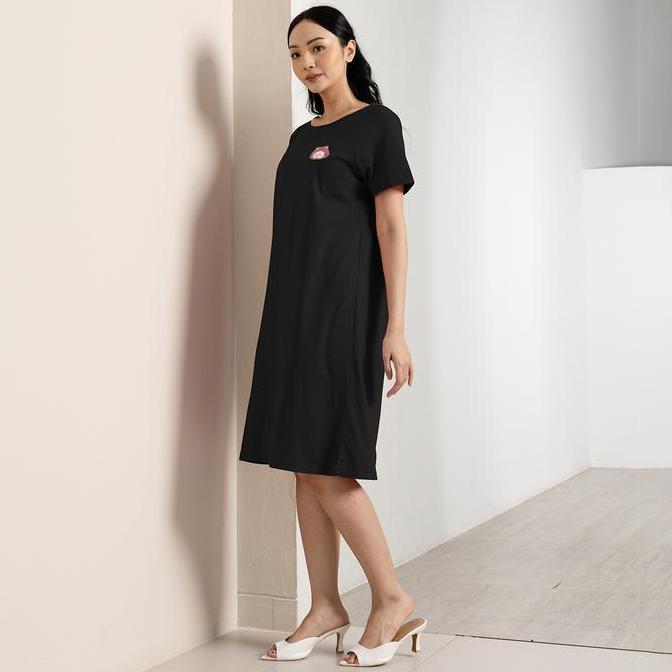 Keepgoing- Forever Sweet Home Dress Eve Series Daster Nita Dress Panjang Simple Piyama Tidur Motif S