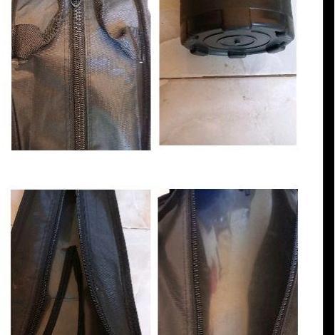 liningcrow - tas pancing joran kaku hardcase di lapisi fiber ukuran 80cm 90cm 100cm 120cm 140cm 150c