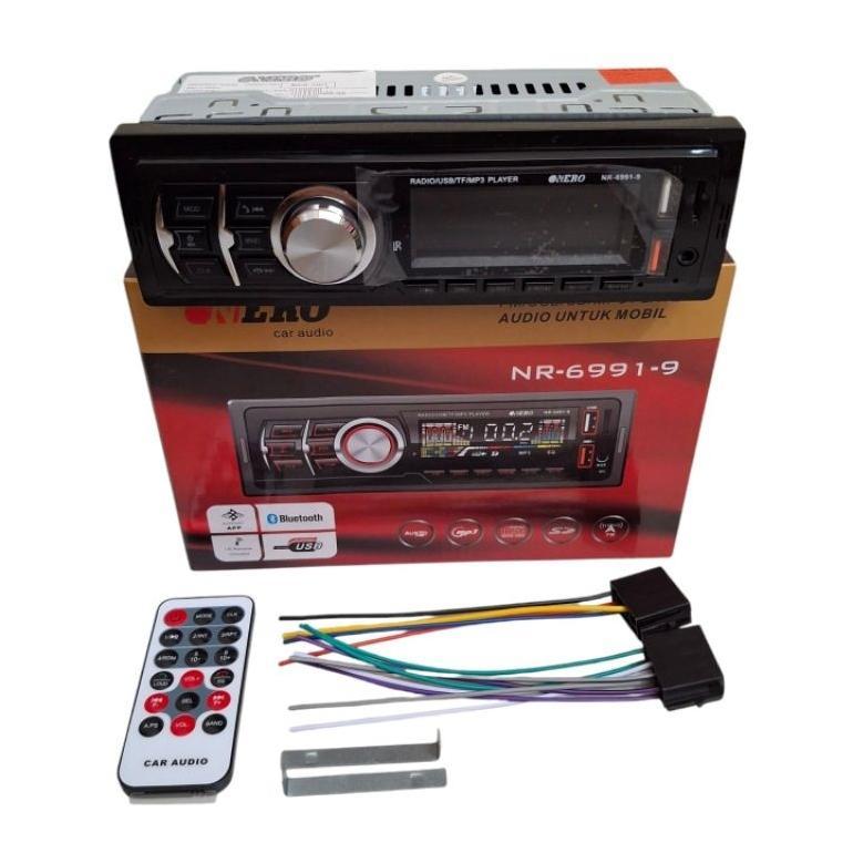 Single din nero nr-6991-9 tape mobil mp3 bluetooth usb nero