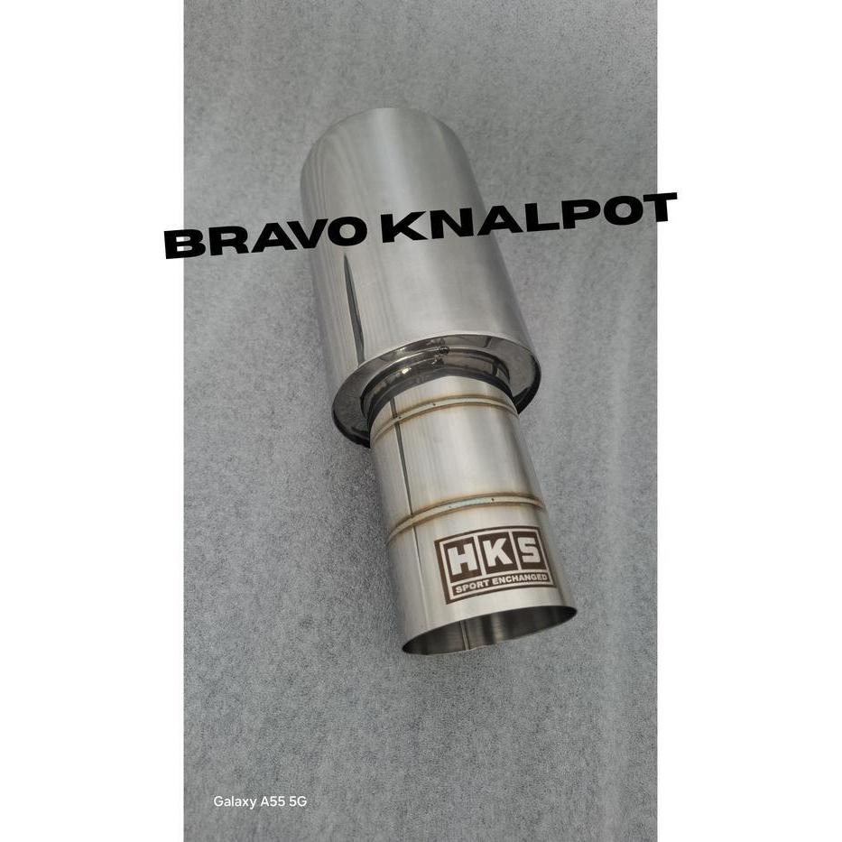 Knalpot Mobil Hks Suara Bass Gahar Kering Stainless Steel Sedan Brio Agya Kijang Avanza Original Dan