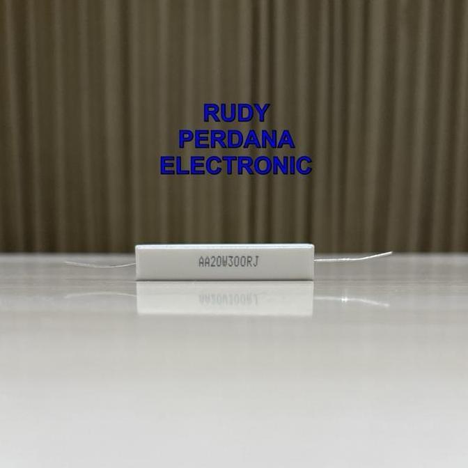 RESISTOR 20 WATT 20W 300OHM 300 OHM 300R 300 R MOS27