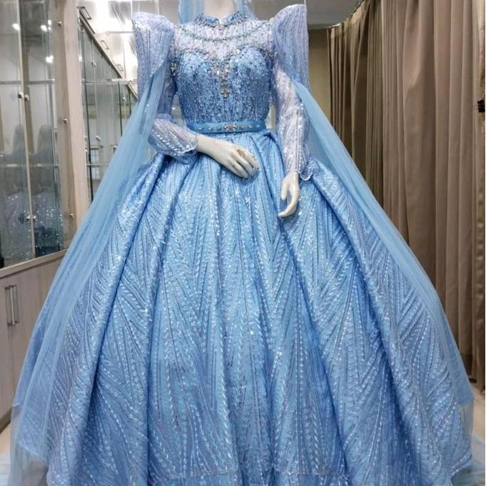 gaun barbie sequin # wedding elegant Wedding